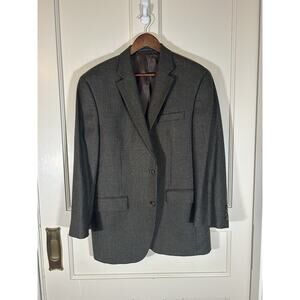 S. Cohen Prestige Lanificio di Pray Tweed Blazer Mens Size 41R Brown Classic